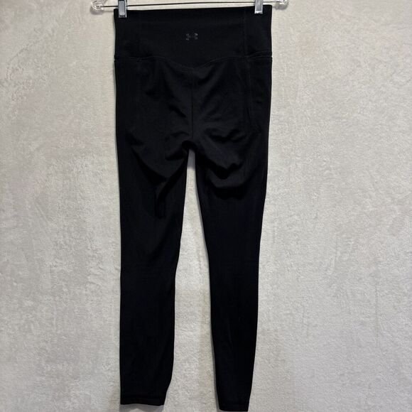 Under Armour Meridian Super Soft Stretch Cropped Leggings Women's Small Black - Picture 8 of 15